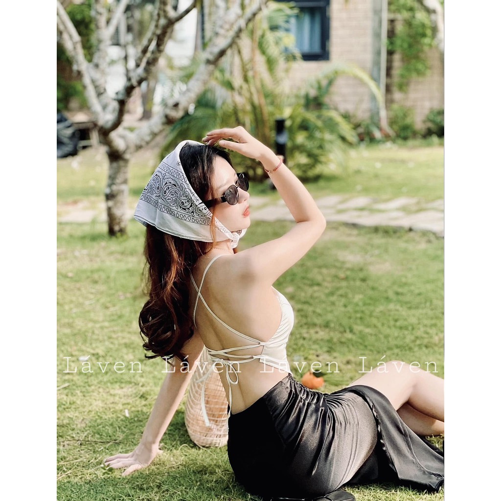 Áo yếm cột dây chéo lưng - YA131190