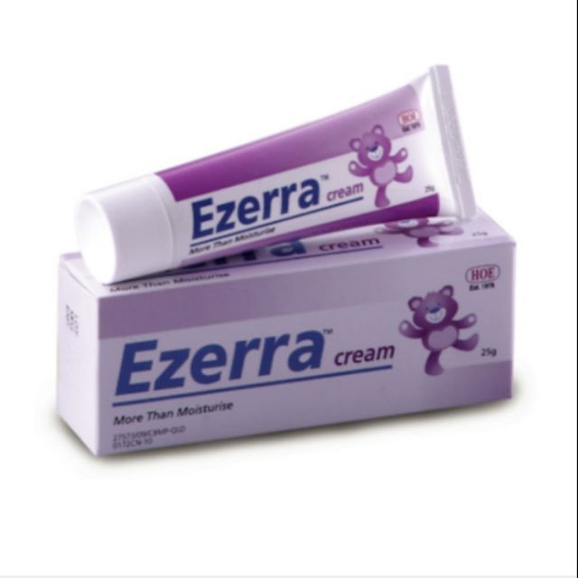 EZERRA CREAM 25G. LÀM DỊỤ NHẸ TRIỆU CHỨNG DA KHÔ, NGỨA, NẨM ĐỎ, DƯỠNG ẨM DA CHO BÉ