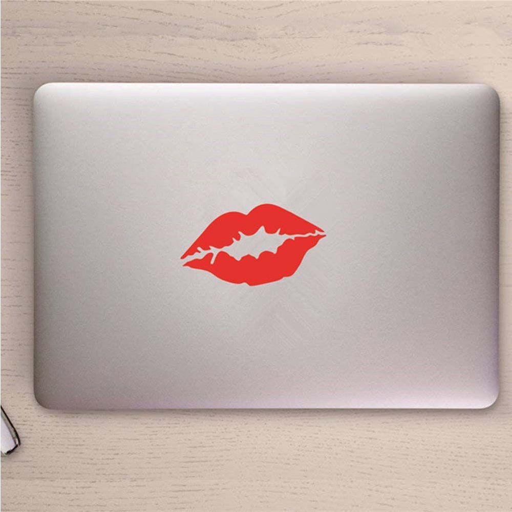 Đề Can Vinyl Hình Đôi Môi Đỏ Cá Tính Dán Trang Trí Cửa Sổ Xe Hơi Xe Máy