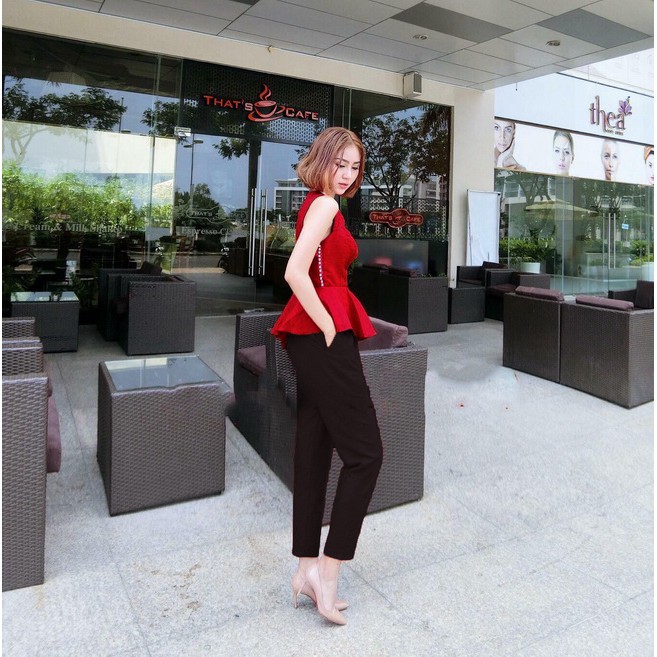 Set bộ áo vạt xéo tơ tằm + quần dài hàng thiết kế cao cấp