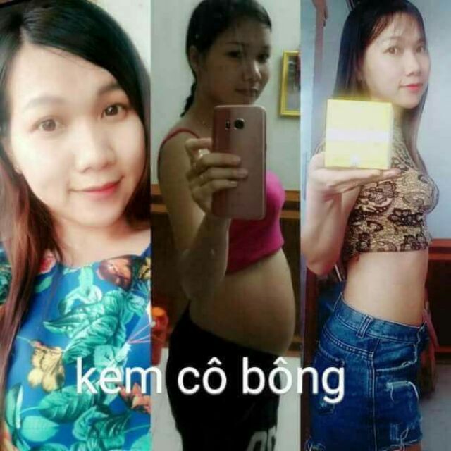 Kem tan mỡ cô bông ( tặng 1 nịt bụng khi mua sp)