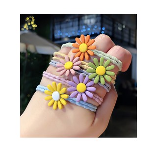 Chun buộc tóc Daisy hoa cúc loại đẹp - Chun buộc tóc, cột tóc hoa cúc siêu xinh siêu đáng yêu