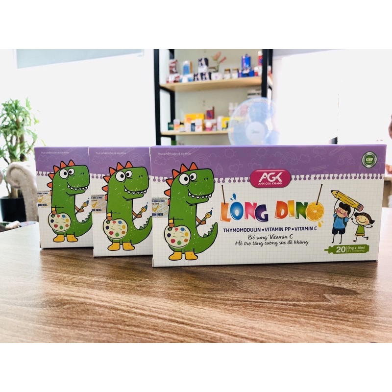 ✅ Long Dino bổ sung vitamin C, tăng cường sức đề kháng giúp bé yêu luôn khoẻ mạnh