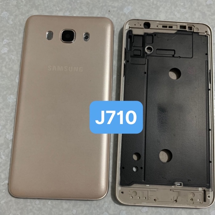 Bộ vỏ điện thoại samsung zin J710 / J7 2016 - dùng chung (bộ gồm lưng , sườn và đủ phím bấm)