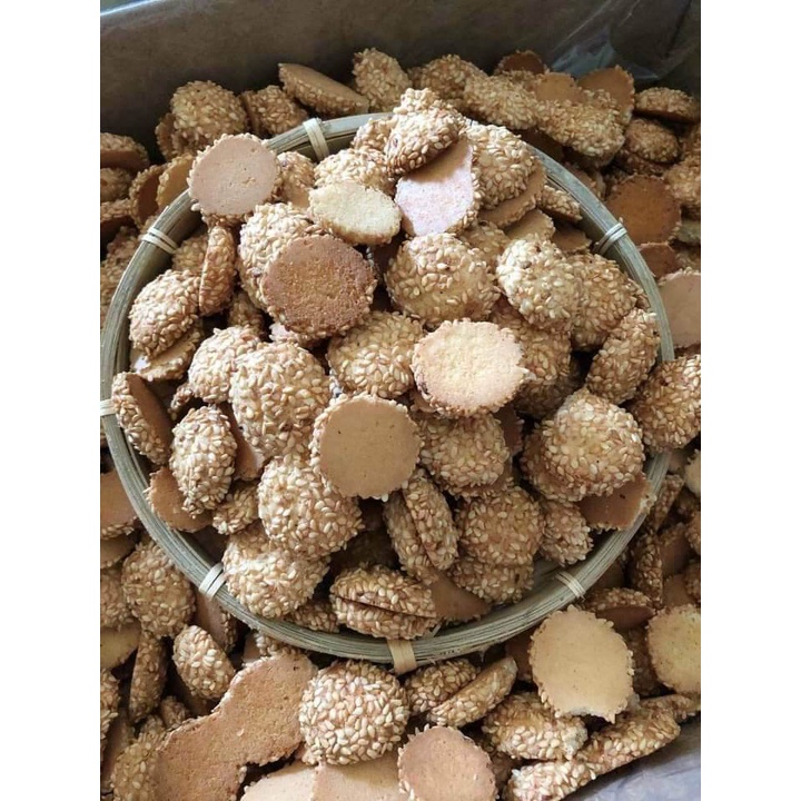 Bánh Trứng Nhện Mè Vừng Thơm Ngon - Đồ ăn vặt - 500gram