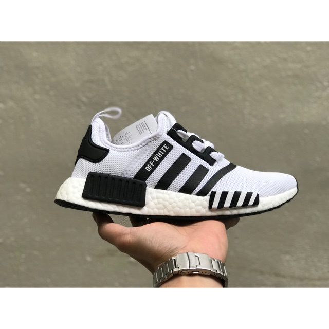 Giày NMD Boost Off White Boost ép cao cấp nhẹ êm bền