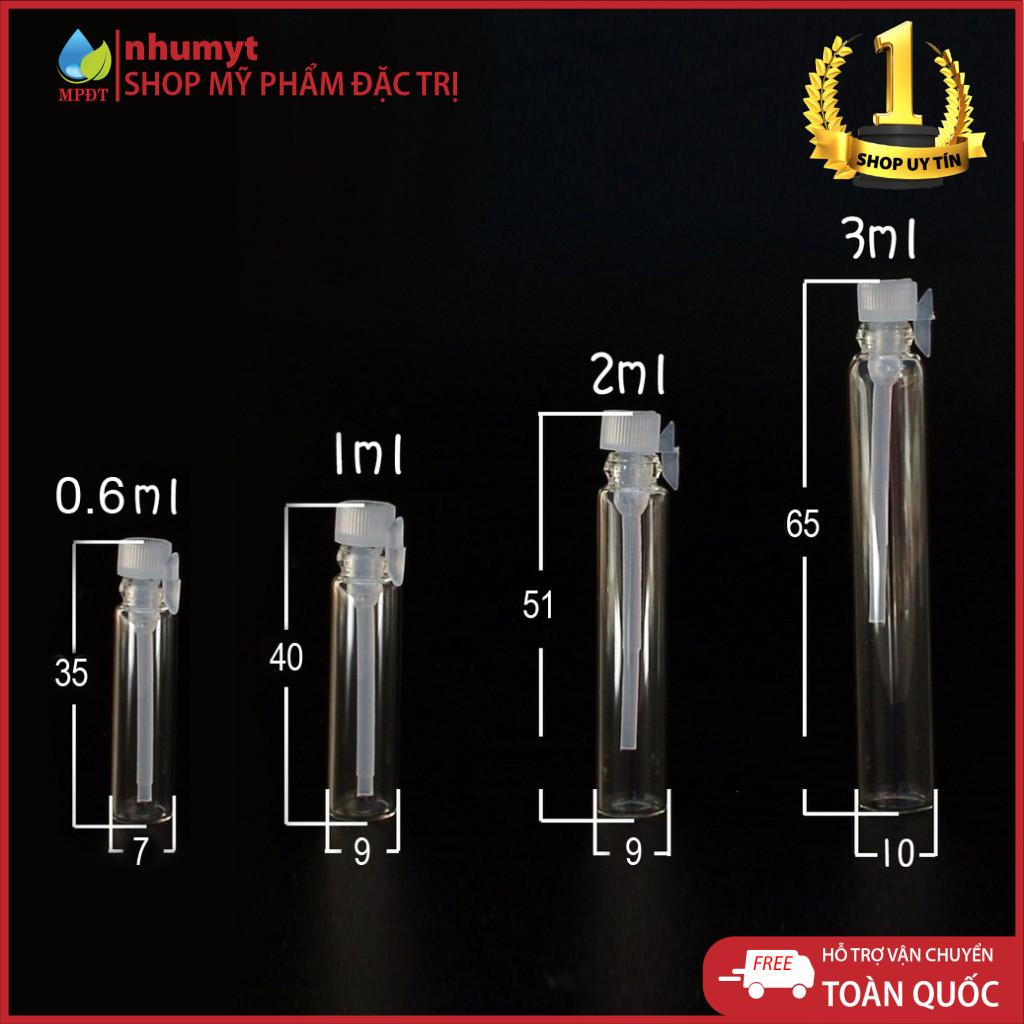 Chai chiết mẫu thử nước hoa vial 1ml,chai chiết nước hoa