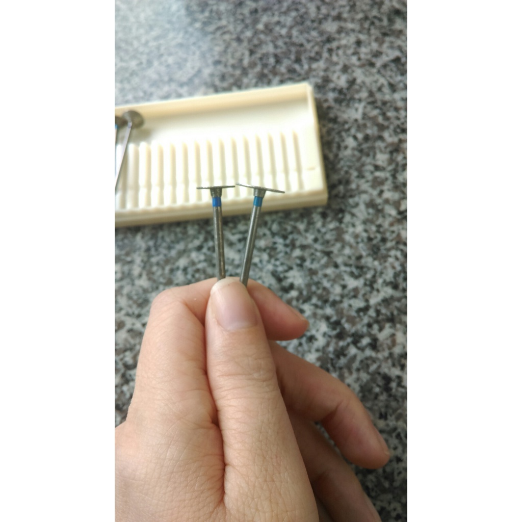 Mũi Mài Cắt Mini Siêu Mỏng  trục 2.35mm Dạng Đĩa Tròn Nút Áo