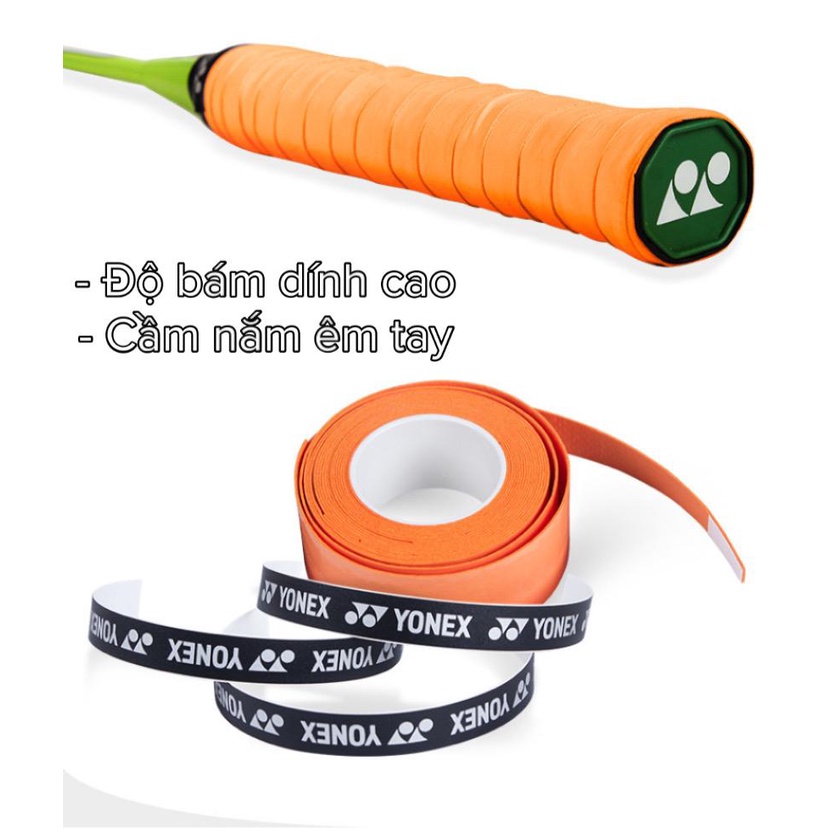 Quấn cán vợt cầu lông yonex chính hãng, quấn vợt êm tay bảo vệ cốt vợt
