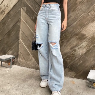 Quần Stunning Wide Leg Rip Denim 20decemberjeans mã 1094