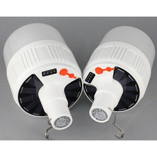 BÓNG ĐÈN TÍCH ĐIỆN 100W CÓ  ĐIỀU KHIỂN VÀ PIN NĂNG LƯỢNG MẶT TRỜI
