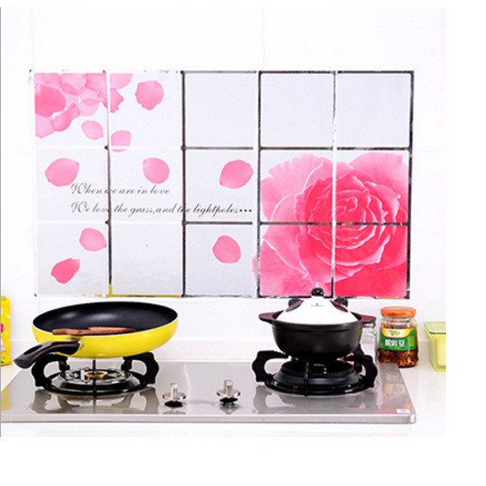 Giấy Dán Tường Nhiệt Trang Trí Nhà Bếp 45x75cm Nhiều Mẫu Đẹp