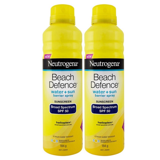 Xịt chống nắng Neutrogena Beach Defense SPF 70