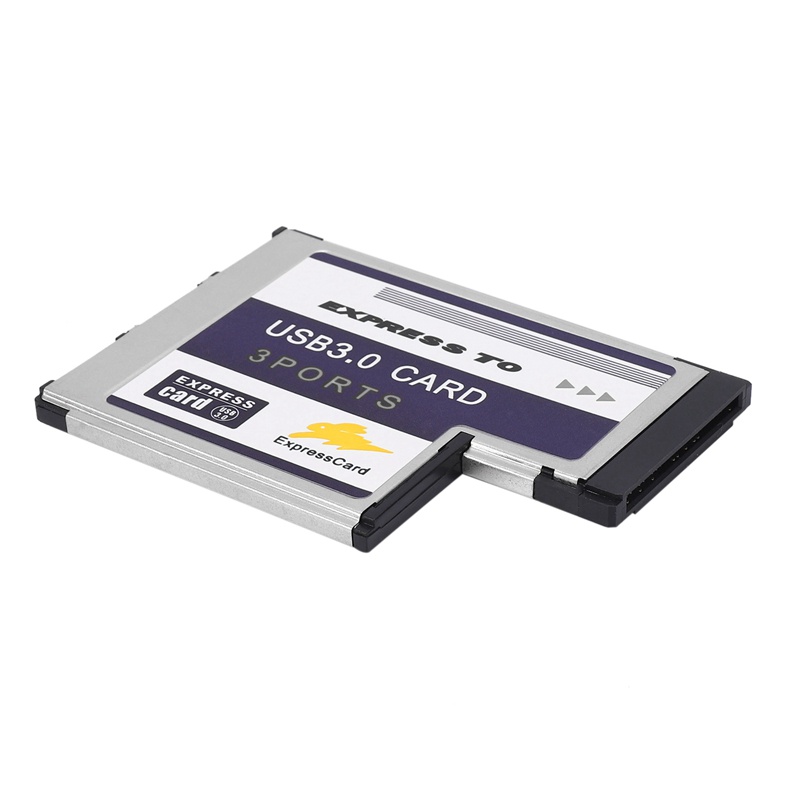 Card Mở Rộng 3 Cổng USB 3.0 54mm PCMCIA Express Cho Laptop Mới