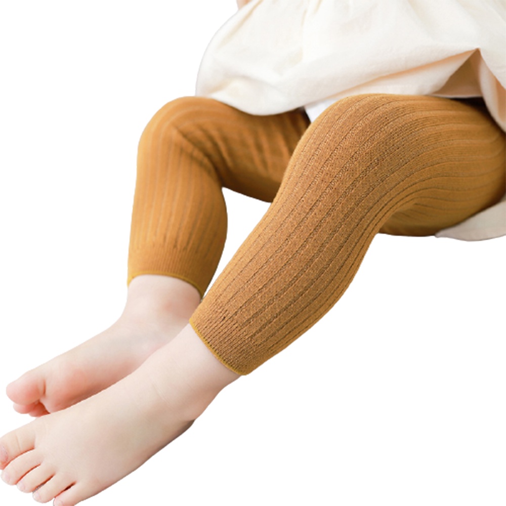 Quần Tất Dài Ngang Mắt Cá Chân Chất Liệu Cotton Dệt Kim Cho Bé Gái