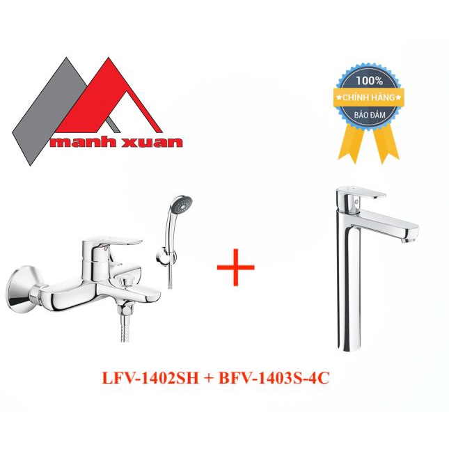 Combo trọn bộ INAX BFV-1403S-4C + LFV-1402SH