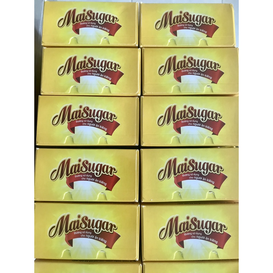 Đường bắp Maisugar - đường sử dụng cho người ăn kiêng - hộp 50 gói x 2gram