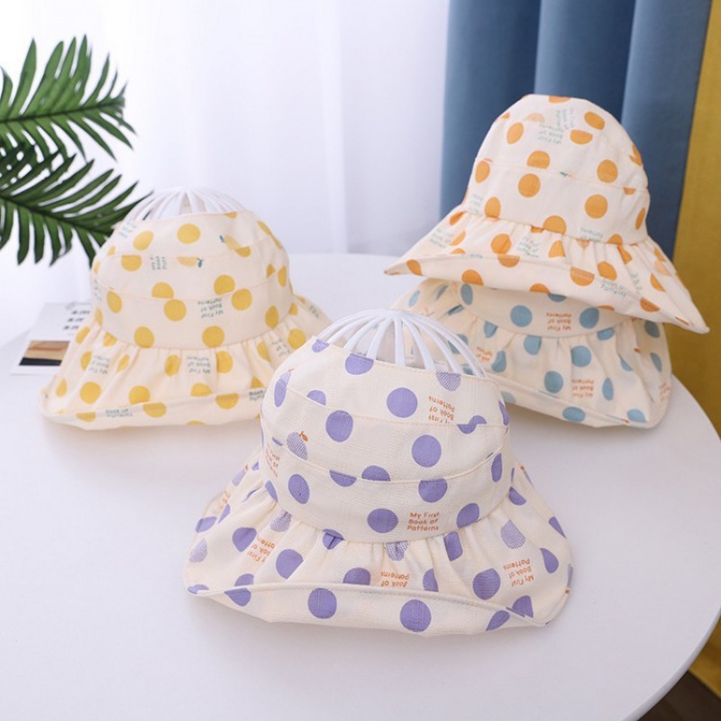 Nón Bucket Chất Liệu Cotton In Họa Tiết Dễ Thương Cho Bé
