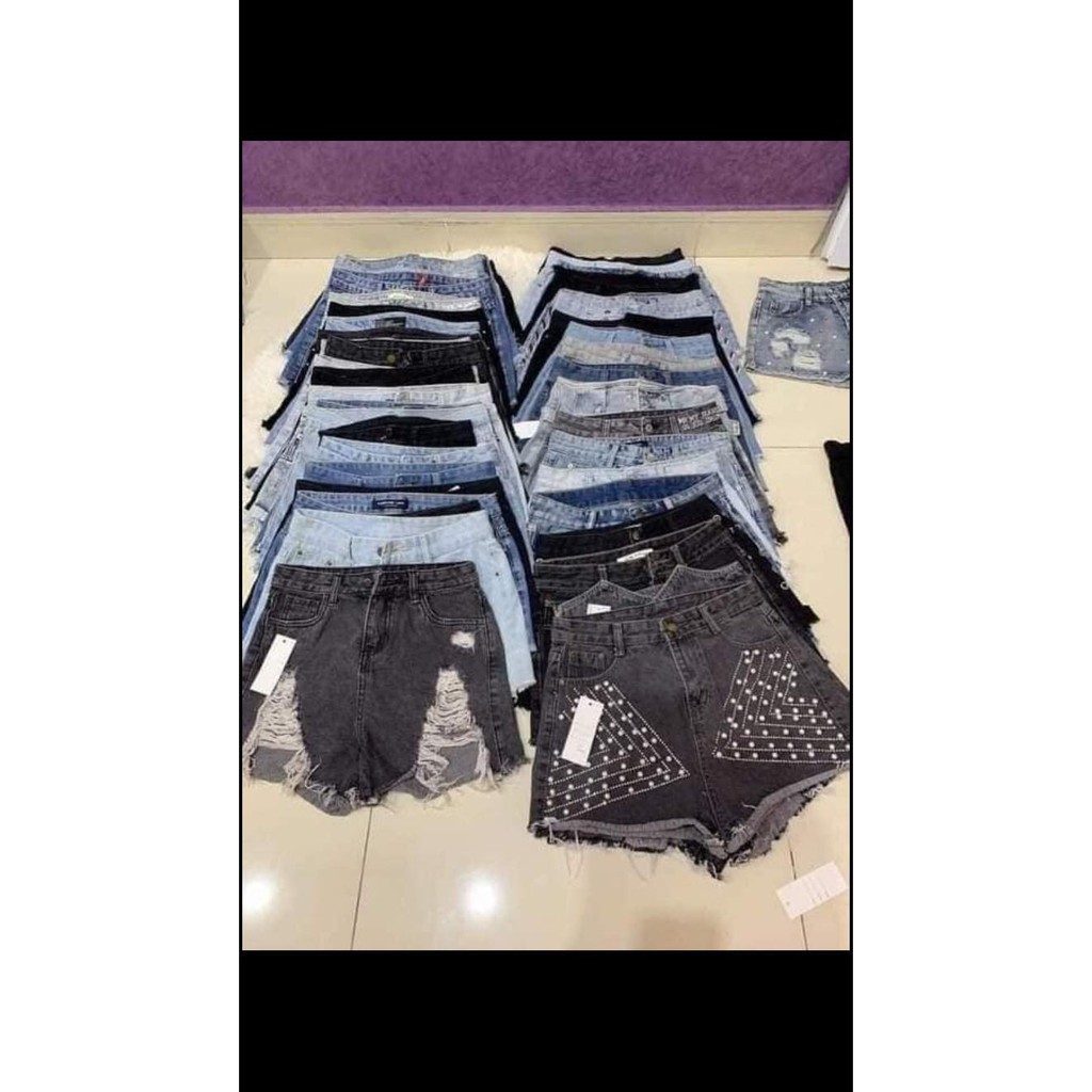 Quần Shorts Jean Quảng Châu rẻ đẹp