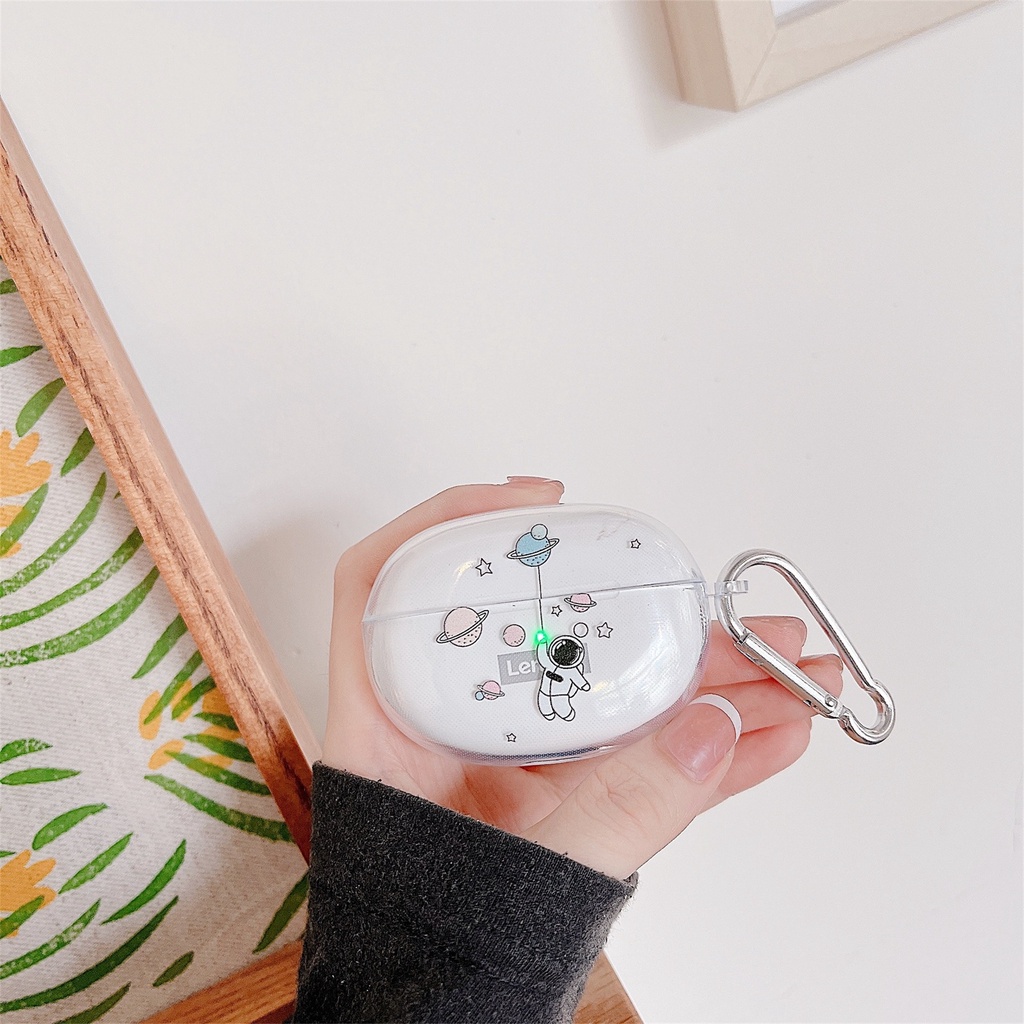 Vỏ Bọc Silicone In Họa Tiết Dành Cho Hộp Sạc Tai Nghe Lenovo LP5