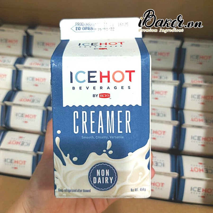 🔥Ship Hỏa Tốc🔥 Kem béo thực vật Rich's lùn 454g