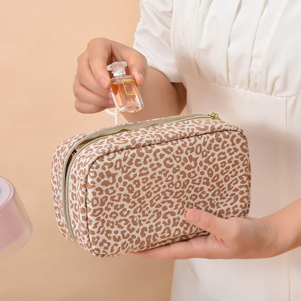Túi Da Pu Đựng Mỹ Phẩm / Đồ Trang Điểm Thời Trang Tiện Dụng Khi Đi Du Lịch