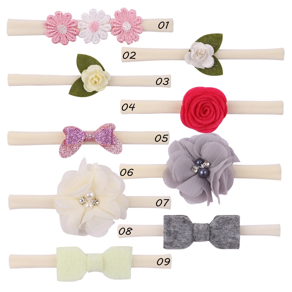 KIDSBOWS Băng đô tùy chọn họa tiết dễ thương cho bé gái