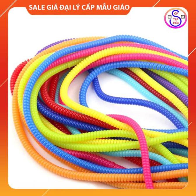 💎FREESHIP💎 combo 10 Dây quấn 2 màu bảo vệ cáp sạc và tai nghe điện thoại GIÁ RẺ