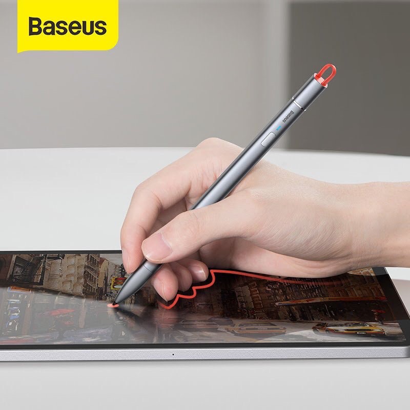 Bút cảm ứng Baseus cho iPad, Máy tính bảng Stylus điện dụng Square line chống hoạt động sai Cảm ứng siêu nhậy Chínhãng