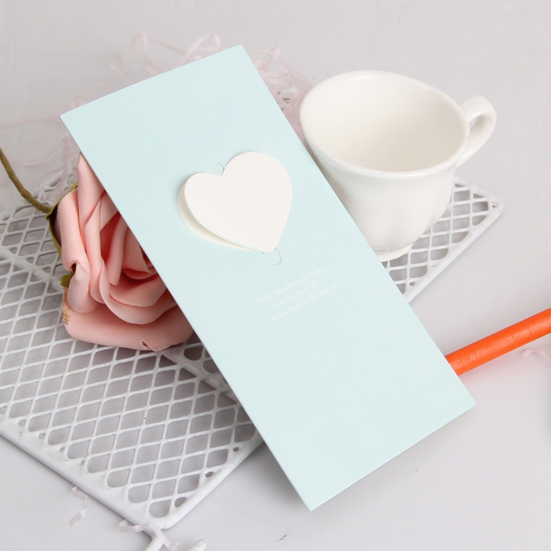 Thiệp Chúc Mừng Sinh Nhật/Tiệc Cưới Hình Cánh Bướm Trái Tim Xinh Xắn Thẻ