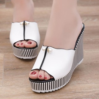 Dép đế xuồng 7cm cho nữ 6745