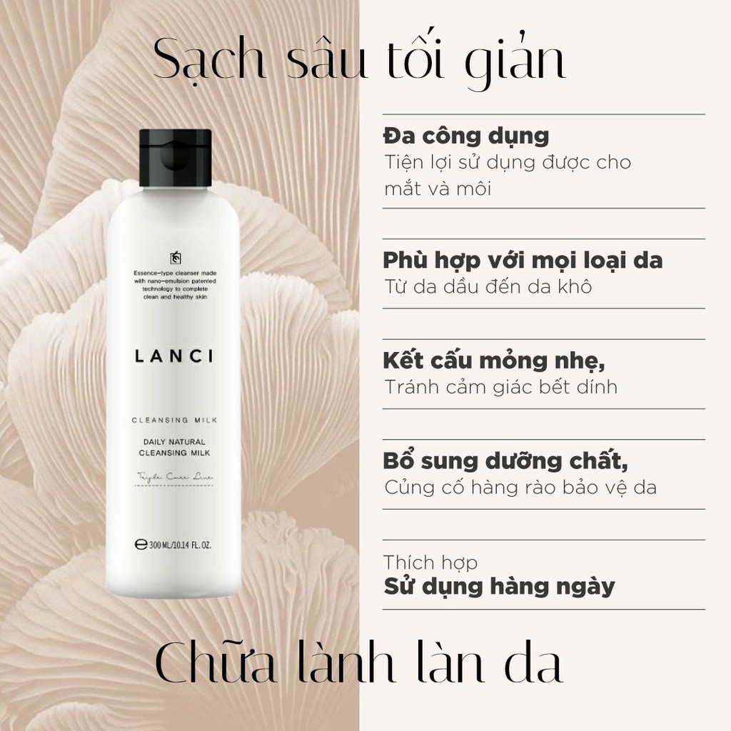 Nước Tẩy Trang Đa Năng LANCI Dạng Sữa