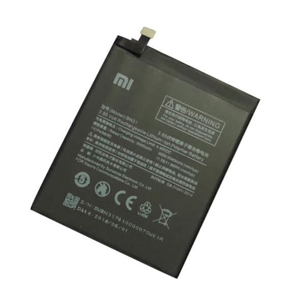 PIN XIAOMI BN31/REDMi 5X/REDMI A1/REDMI S2/REDMI NOTE 5A/REDMI NOTE 5A PRIME