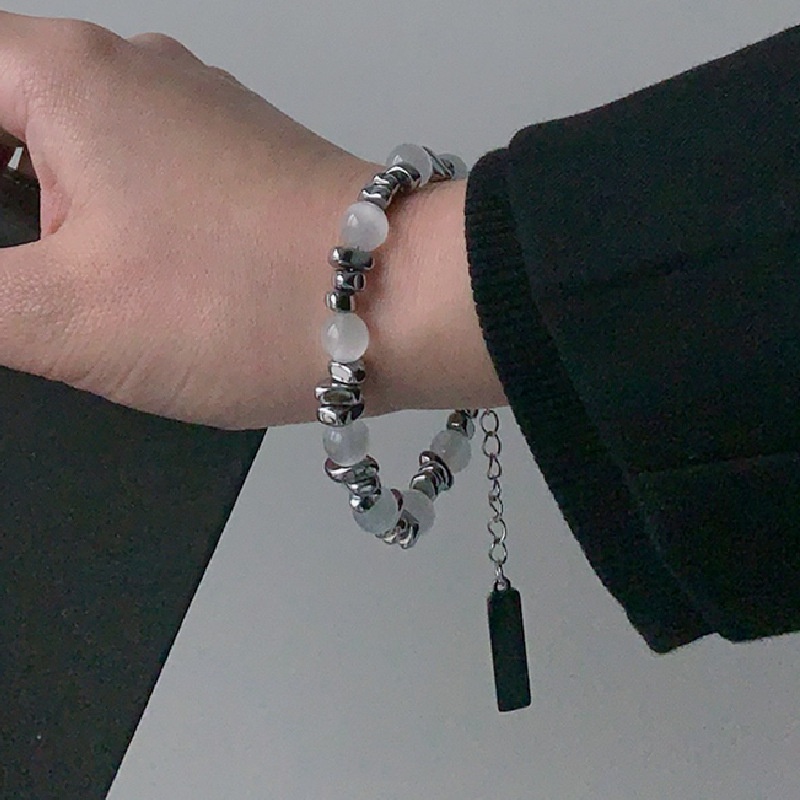 Vòng Tay Đá Opal Phong Cách retro Thời Trang