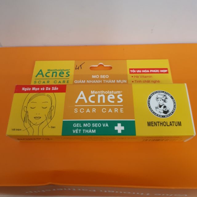 Gel mờ sẹo và vết thâm Acnes scar care Mentholatum