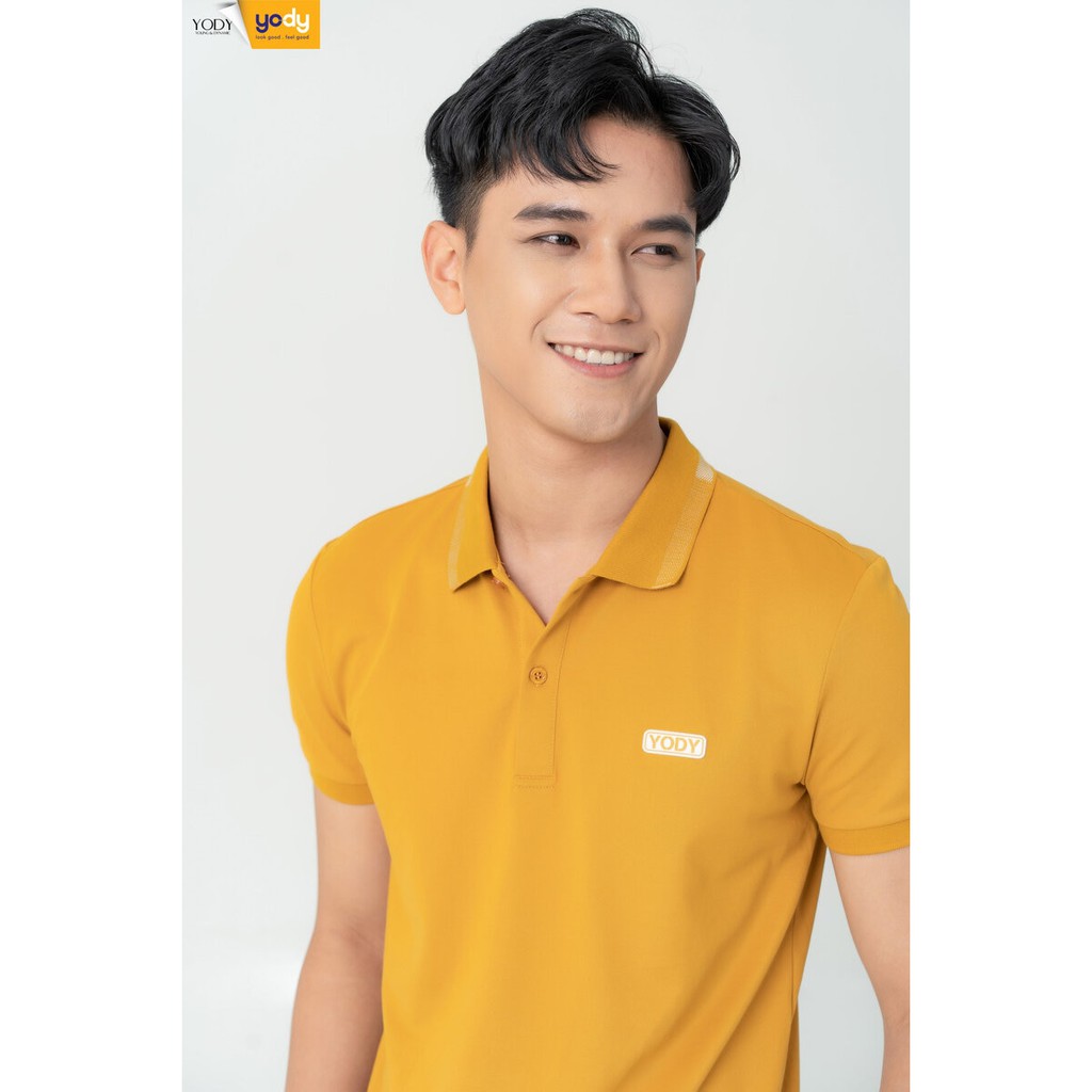 Áo polo nam YODY phông tay ngắn, cổ bẻ chất vải cotton mắt chim, chuẩn phom xuất xịn APM3299