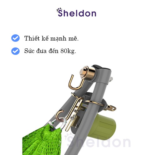 [Bảo hành 1 đổi 1] Máy đưa võng tự động cao cấp cho em bé autoru sức đưa 85kg (thích hợp với các loại võng xếp hiện nay)