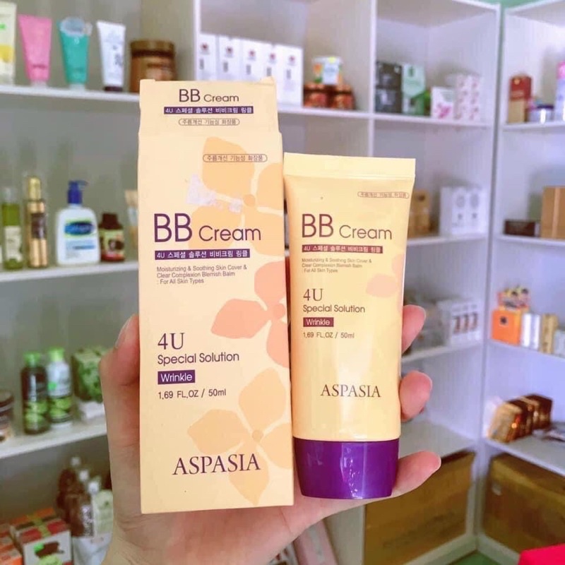 Kem Nền Tông Màu Tự Nhiên Aspasia BB Cream 50ml Nội Địa