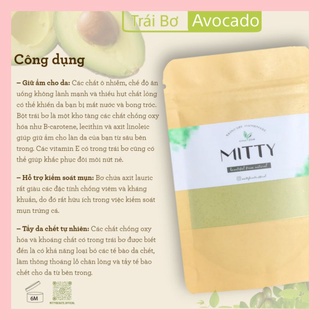 BỘT TRÁI BƠ NGUYÊN CHẤT Handmade Mitty