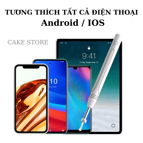 Camera Nội Soi Tai Wifi Kaw Kết Nối Điện Thoại ios,android Soi Tai, Mũi, Họng Cho Hình Ảnh Nắc Nét