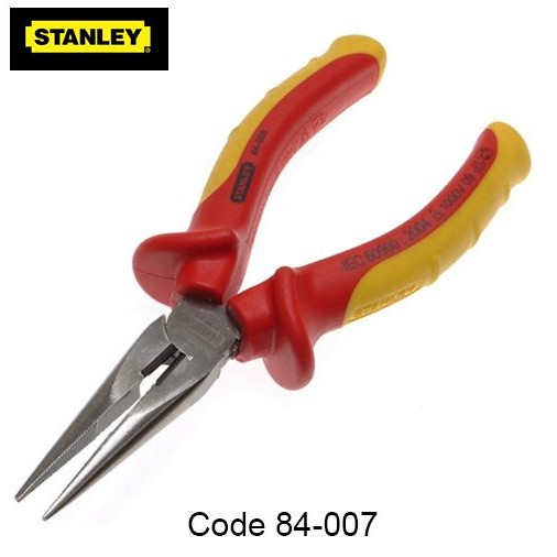 Kìm nhọn cách điện Stanley 84-007 8in/200mm