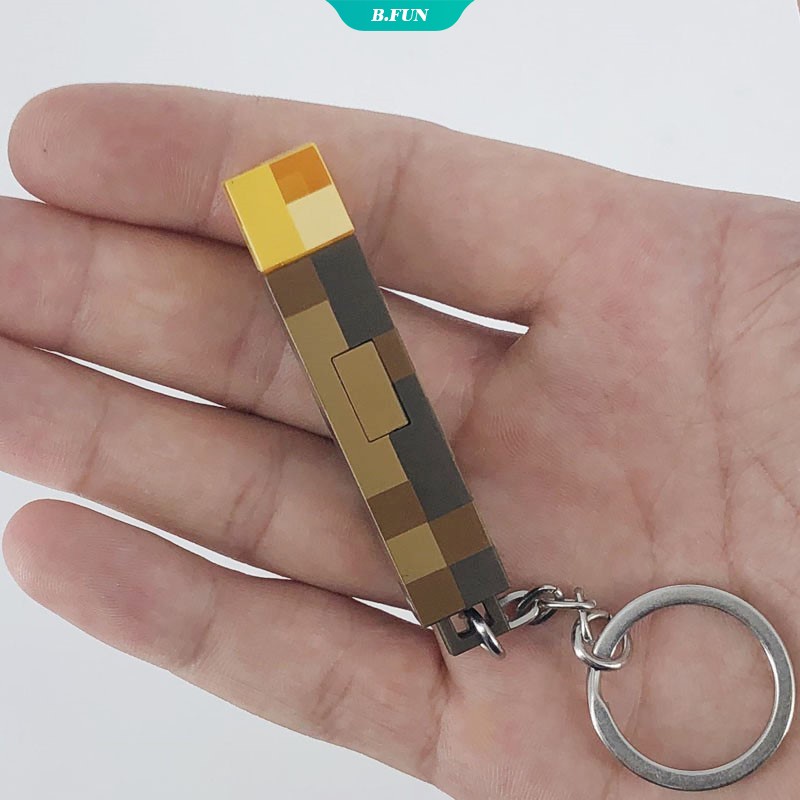 Móc Khóa Hình Đèn Pin Game Minecraft Độc Đáo