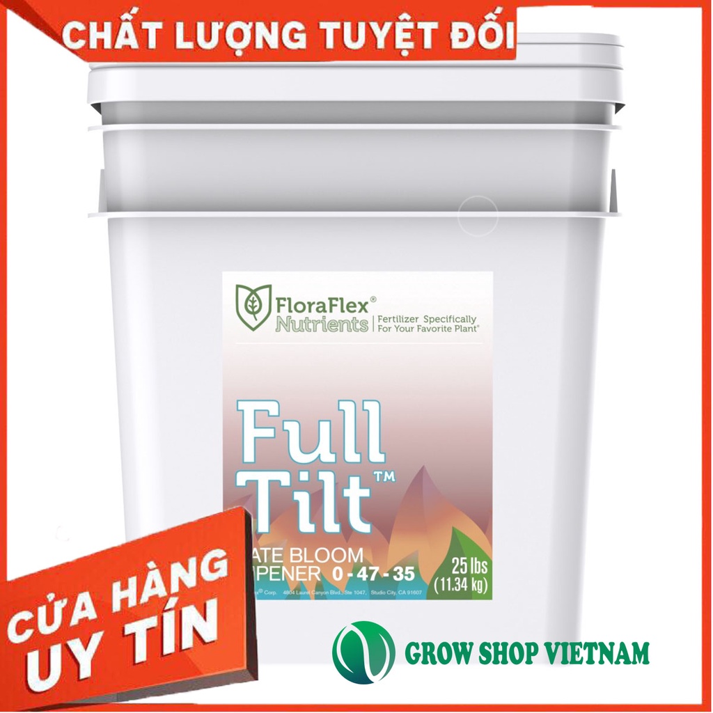 Phân bón  dinh dưỡng Floraflex Full Tilt giúp kích hoa