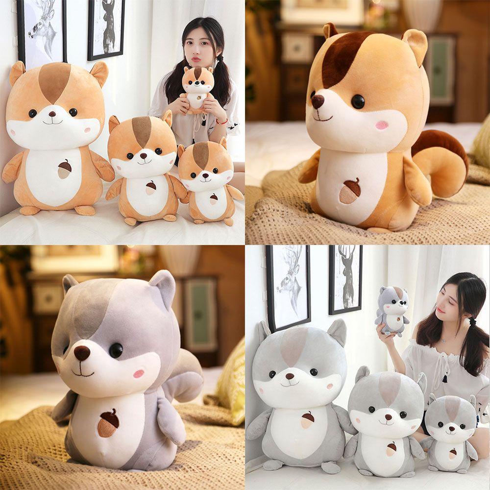 RAINBOW New Doll Toy Ornaments Squirrel Gift Fashion Child Pillow Warm And Lovely/Multicolor