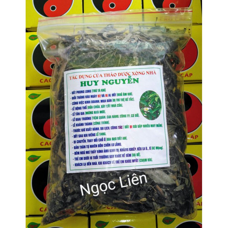 Thuốc xông nhà phong thủy 150g sử dụng than [dạng lá thuốc]