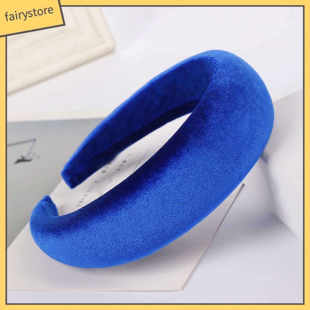 Băng Đô Cài Tóc Màu Trơn Thiết Kế Đơn Giản Cho Nữ