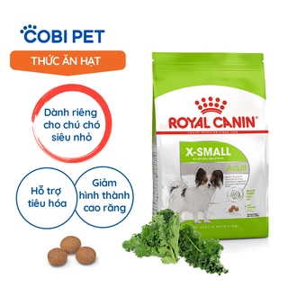 Thức ăn hạt cho chó trưởng thành kích cỡ siêu nhỏ royal canin x-small adult 1.5kg