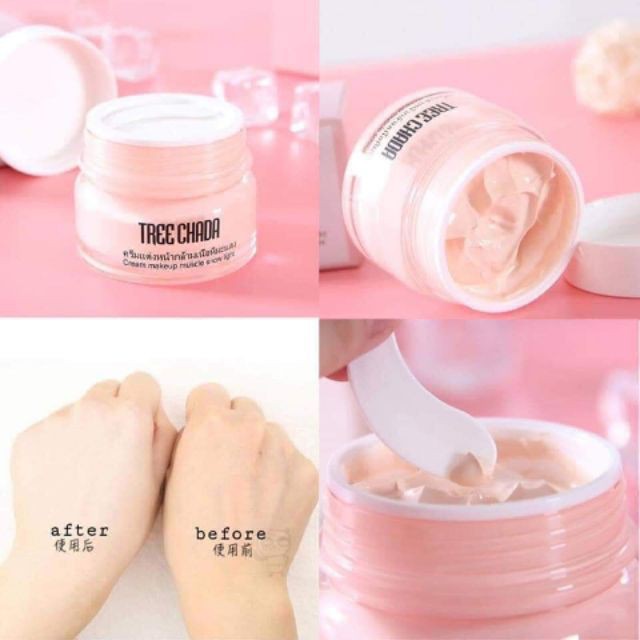 Kem che khuyết điểm Tree Chada Cream Makeup Snow Light 50g