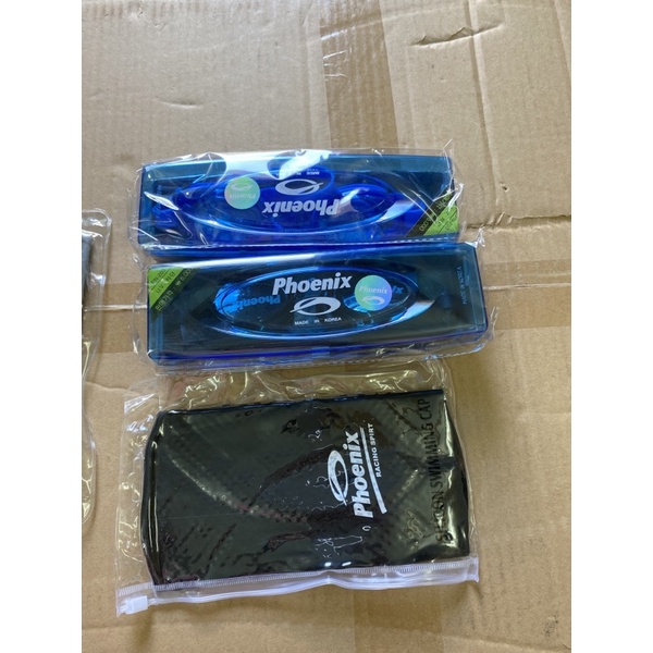 Combo kính bơi 203 và nón bơi phonix/ sp eedo