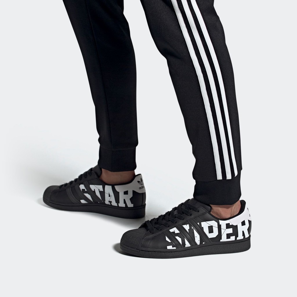 Giày Super Star Auth 🔥FREESHIP🔥 Adidas Superstar Big Logo Black Chính Hãng - Giày Nữ Adidas Chuẩn Auth [FV3745]